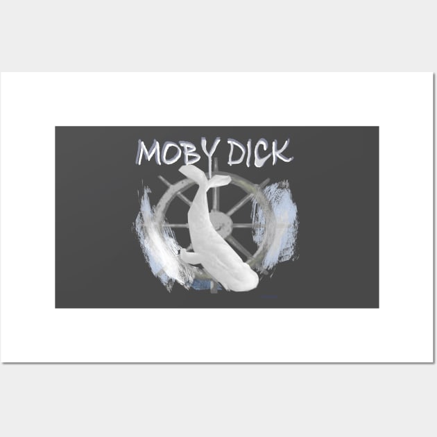 Moby Dick Wall Art by KayeDreamsART